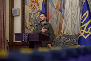 Ukrainian President Volodymyr Zelensky