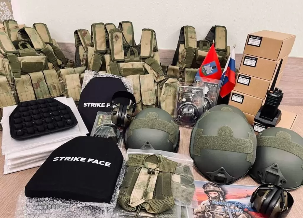 Russian Counter Terrorism Forces in Ukraine Receive Donated Chinese Body Armor and Military Equipment